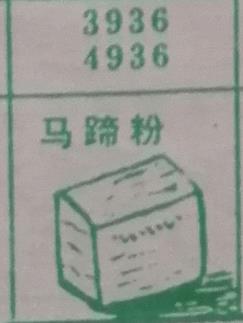 马蹄粉 梦兆图